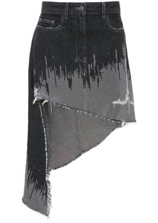 JW Anderson studded asymmetric denim skirt