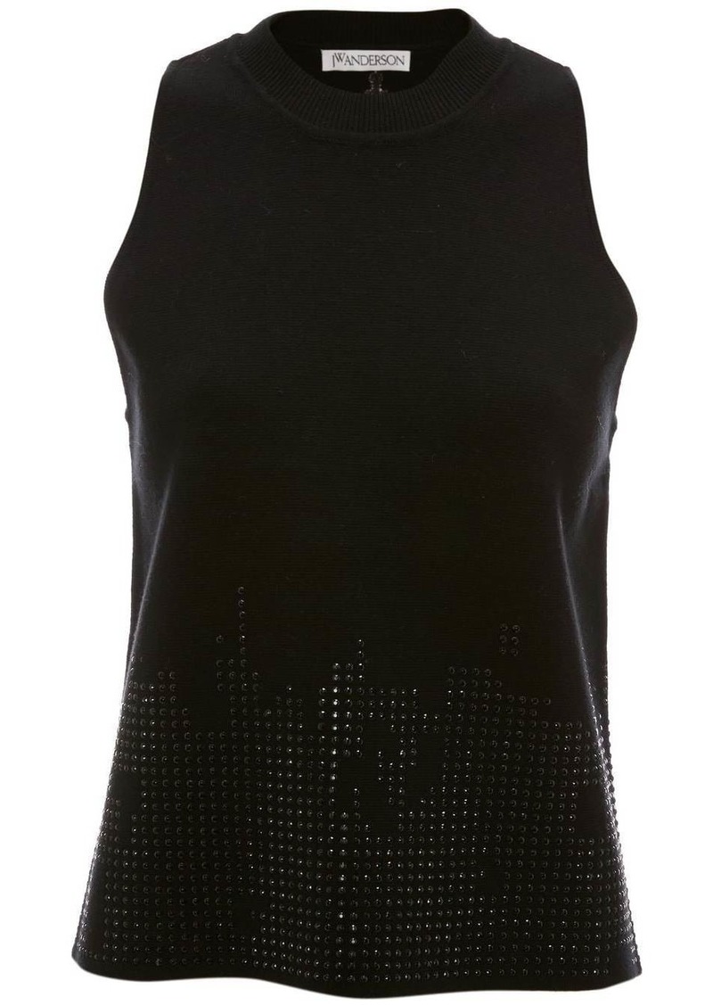 JW Anderson studded knitted tank top