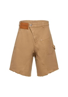 JW Anderson Twisted Cotton Workwear Shorts