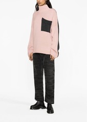 JW Anderson two-tone roll-neck jumper