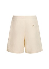 JW Anderson Wide Linen & Cotton Shorts