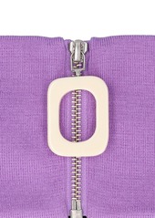 JW Anderson Wool Knit Zip-up Neckband