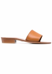 K. Jacques low-heel leather mules