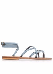 K. Jacques open-toe leather sandals