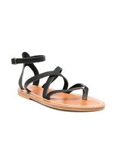 K. Jacques strappy flat leather sandals
