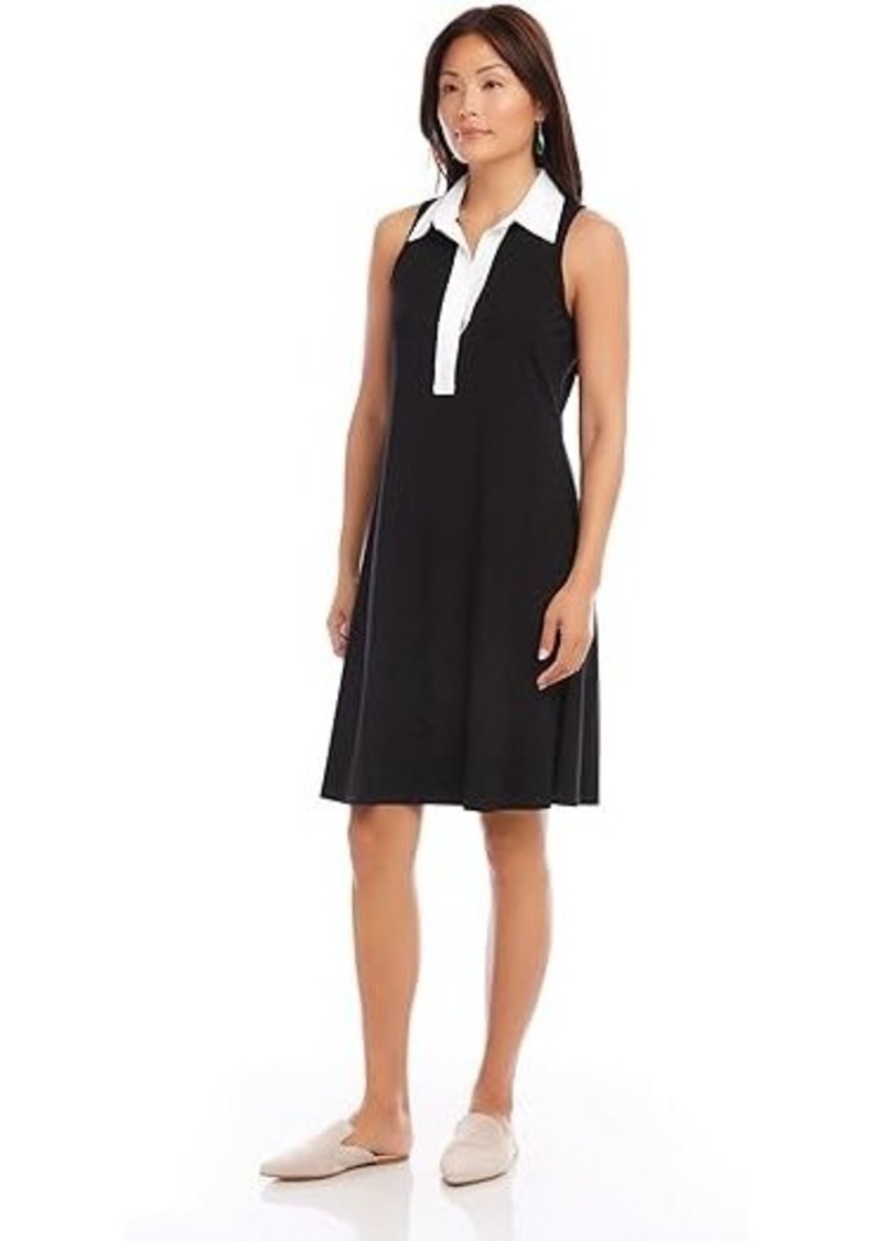 Karen Kane Contrast Placket Dress