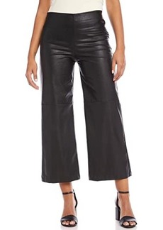 Karen Kane Plus Size Cropped Faux Leather Pants
