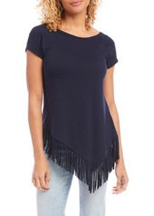 Karen Kane Angled Fringe Top