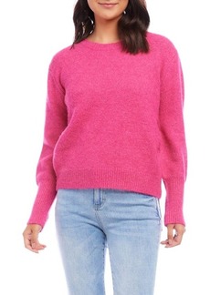 Karen Kane Blouson Sleeve Sweater in Raspberry at Nordstrom