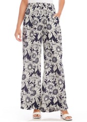 Karen Kane Floral High Waist Wide Leg Pants