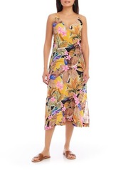 Karen Kane Floral Midi Slipdress