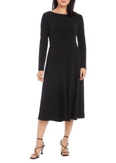 Karen Kane Kate Long Sleeve Jersey Midi Dress