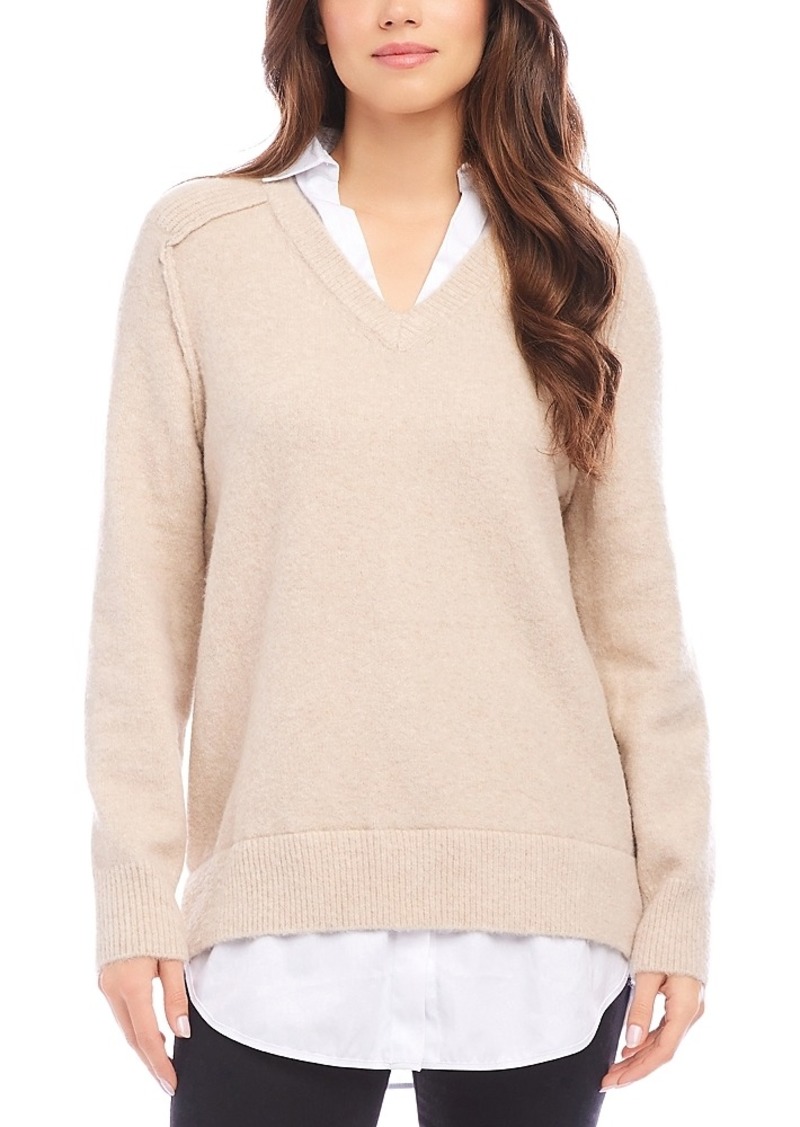 Karen Kane Layered Sweater Top