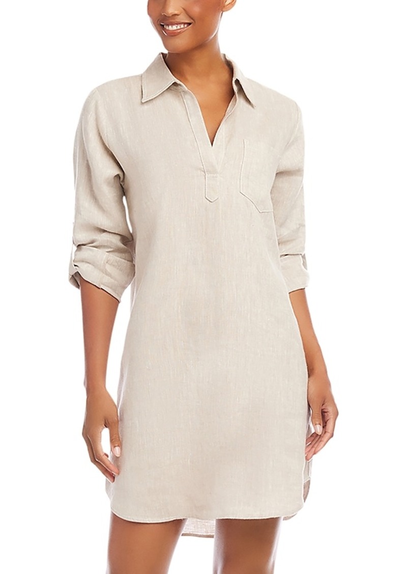 Karen Kane Linen Shirt Dress