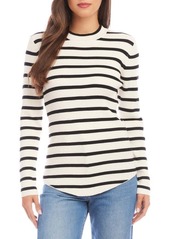 Karen Kane Mariner Stripe Shirttail Sweater