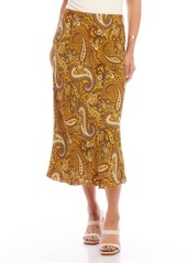 Karen Kane Paisley Midi Skirt