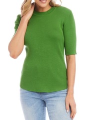 Karen Kane Rib Short Sleeve Sweater