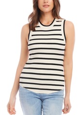 Karen Kane Ribbed Sleeveless Sweater