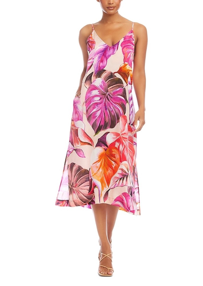 Karen Kane Side Slit Midi Dress