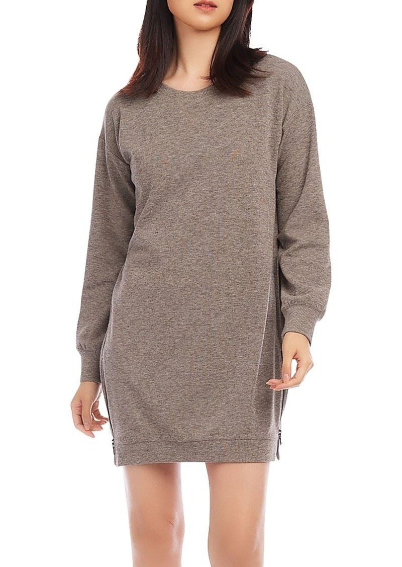 Karen Kane Side Zipper Sweater Dress