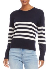 Karen Kane Stripe Crewneck Sweater