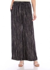 Karen Kane Stripe High Waist Wide Leg Pants