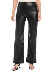 Karen Kane Wide Leg Faux Leather Pants