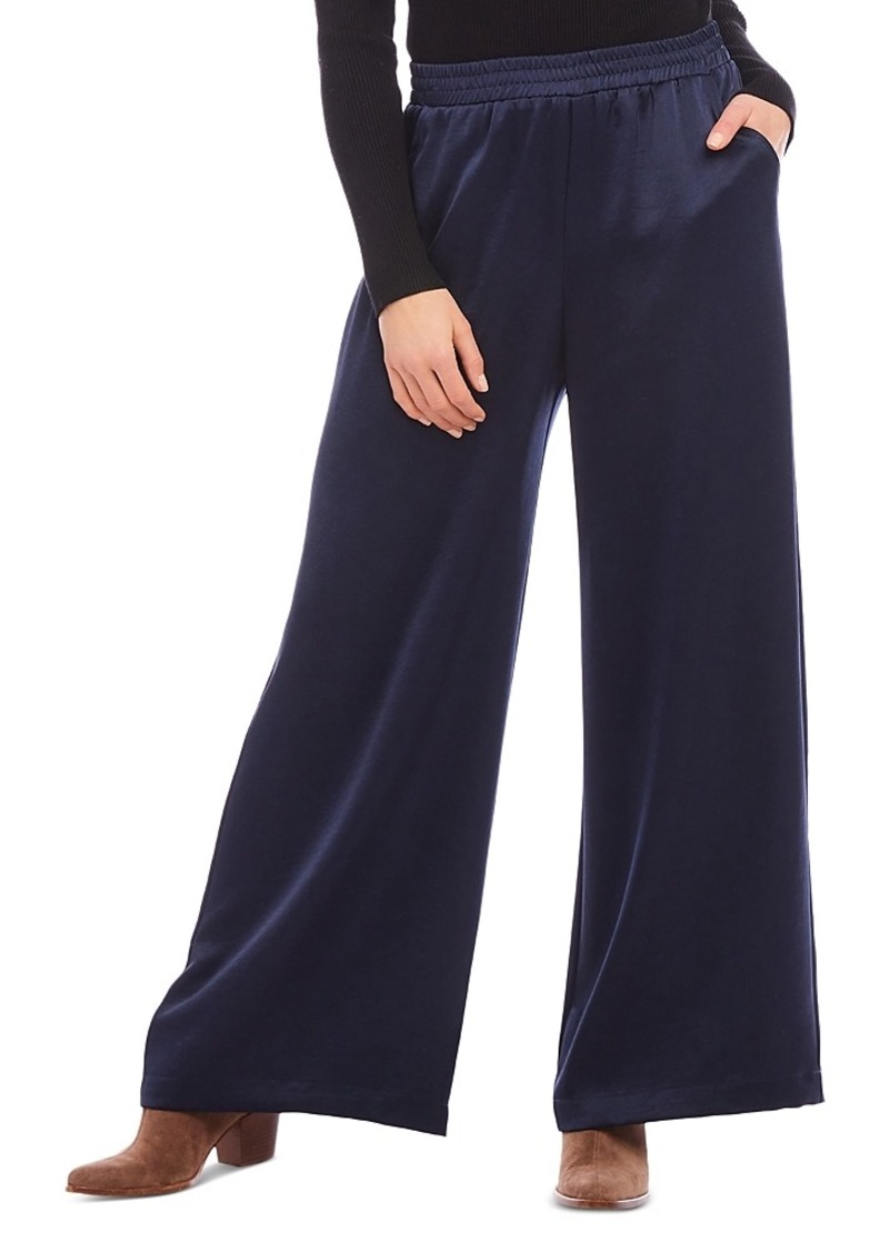 Karen Kane Wide Leg Satin Pants