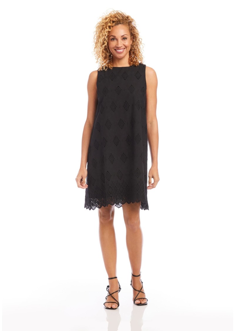 Karen Kane Women's Eyelet Shift Dress