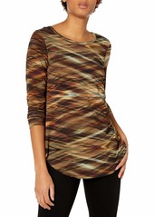 Karen Kane Women's Long Sleeve Shirttail TEE