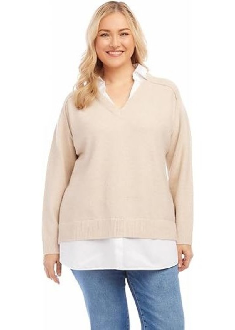 Karen Kane Layered Sweater