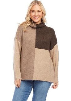 Karen Kane Plus Size Color-Block Sweater