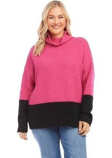 Karen Kane Plus Size Color-Block Sweater