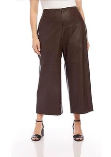 Karen Kane Plus Size Cropped Vegan Leather Pants