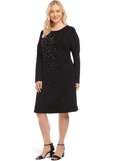 Karen Kane Plus Size Sparkle Sheath Dress