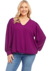 Karen Kane Puff Sleeve Top