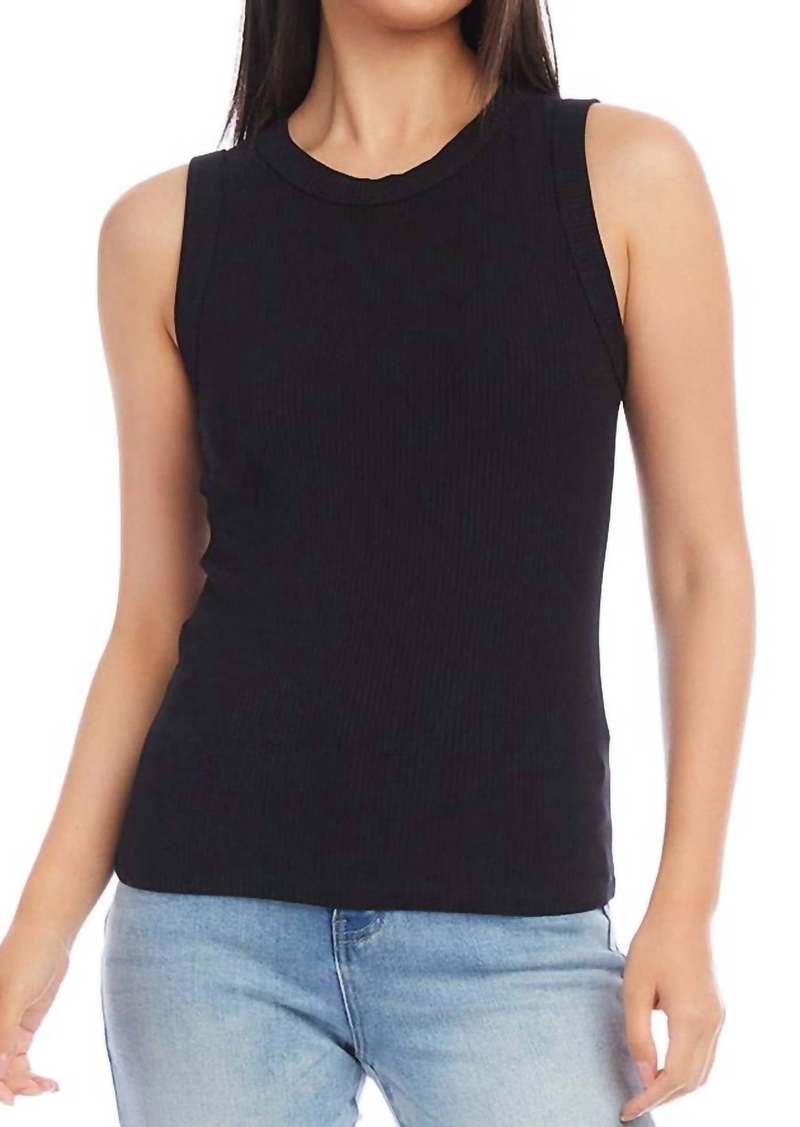 Karen Kane Rib Tank In Black