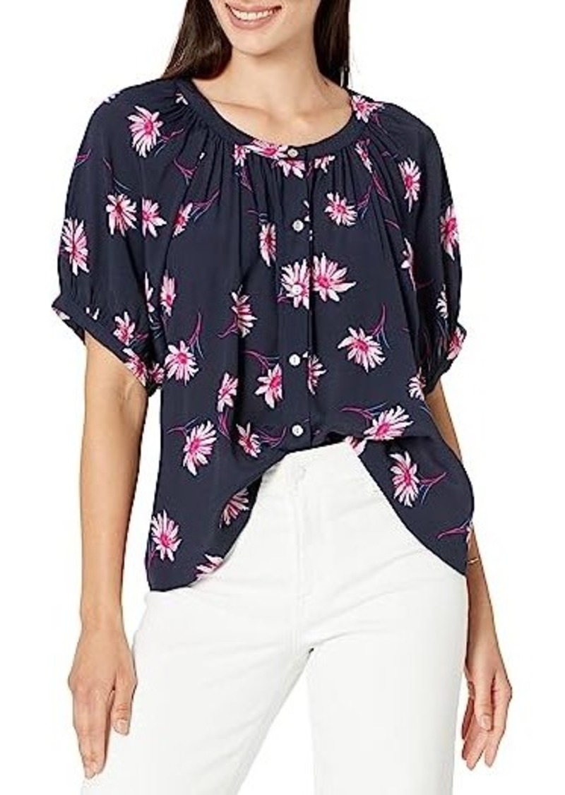 Karen Kane Short Sleeve Peasant Top