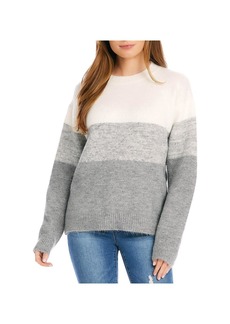 Karen Kane Womens Colorblock Knit Pullover Sweater