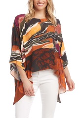 Karen Kane Abstract Print Top in Multi Color at Nordstrom