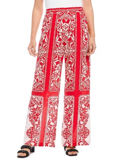 Karen Kane Womens Printed Boho Wide Leg Pants