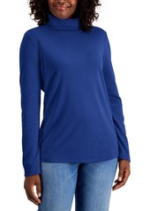 Karen Scott Cotton Turtleneck Sweater, Created for Macy's