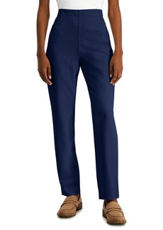 Karen Scott Petite Comfort Pull-On Pants, Created for Macy's - Intrepid Blue