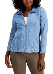 Karen Scott Petite Denim Jacket, Created for Macy's