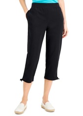 Karen Scott Petite Pull-On Cropped Drawstring Pants, Created for Macy's