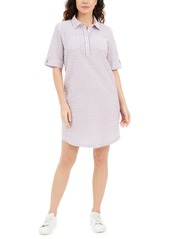 Karen Scott Seersucker Shirtdress, Created for Macy's