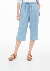 Karen Scott Plus Size Cotton Denim Capri Pants, Created for Macy's