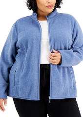 Karen Scott Plus Size Zeroproof Jacket, Created for Macy's
