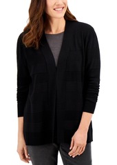 Karen Scott Pointelle Cardigan Sweater, Created for Macy's