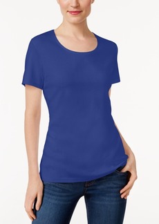 Karen Scott Scoop-Neck T-Shirt, Created for Macy's